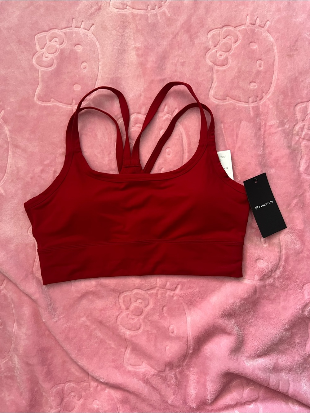 Fabletics Women's Red Sports Bra